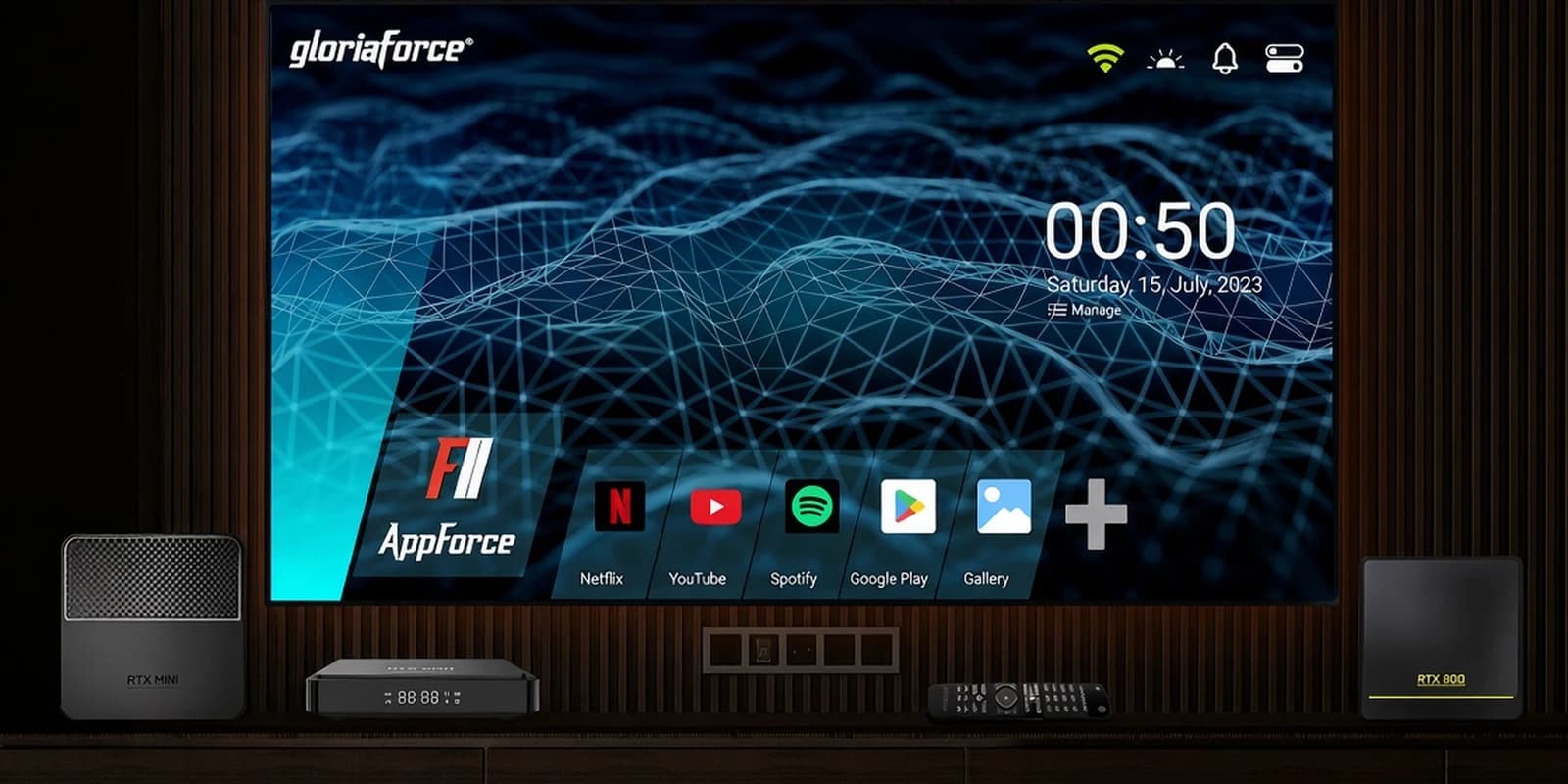 AppForce II product interface and cover