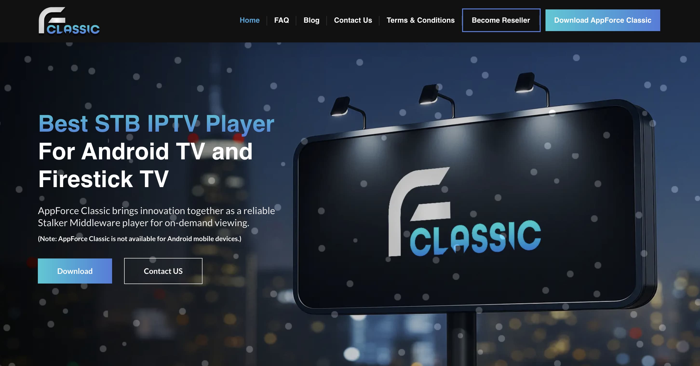 AppForce Classic product interface and cover