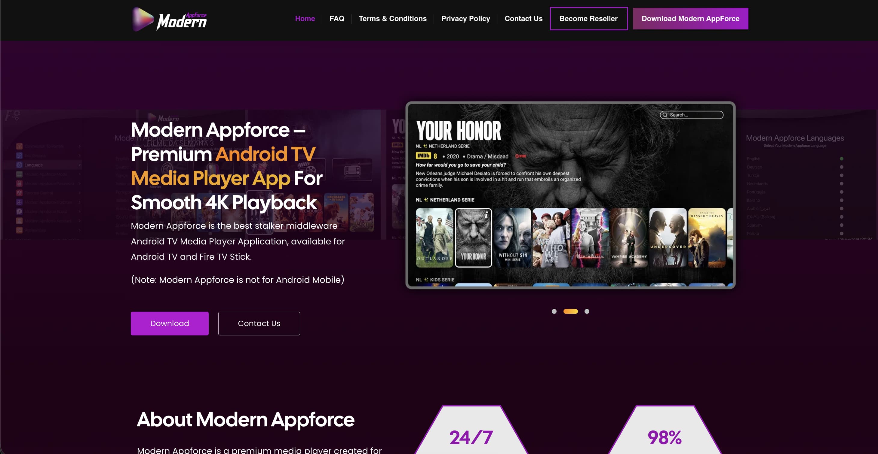 Modern AppForce product interface and cover